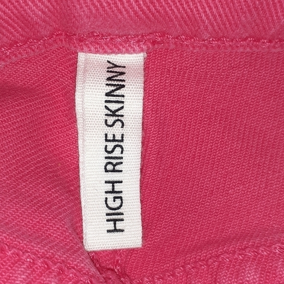 Rag & Bone Bull Pink High Waist Skinny Jeans Size 24 - Picture 8 of 8